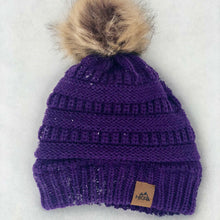 Load image into Gallery viewer, Knitted Beanie - Violet