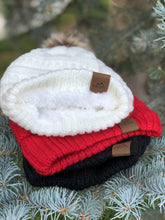 Load image into Gallery viewer, Knitted Beanie - White